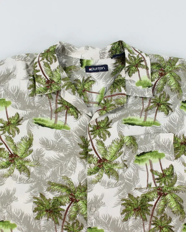 Vintage Puritan Tree Printed Hawaiian Shirt - XL sold by Rokit product image thumbnail 3