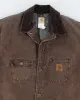 Vintage Men's Brown Carhartt Fleece Lined Utility Jacket - XL sold by Rokit
