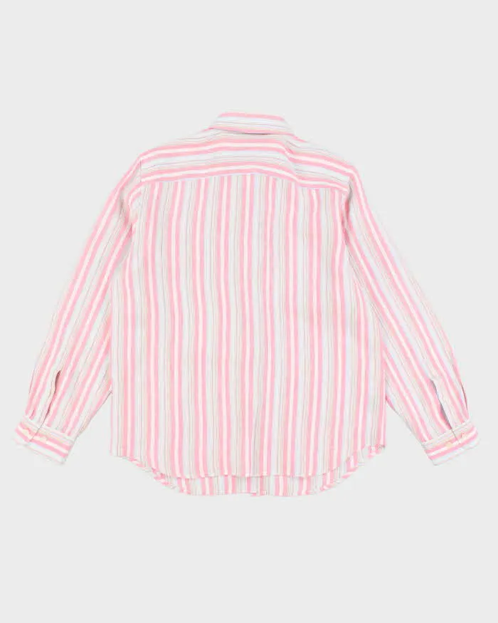 Mens Ralph Lauren Pink Striped Linen Shirt - L sold by Rokit product image thumbnail 2