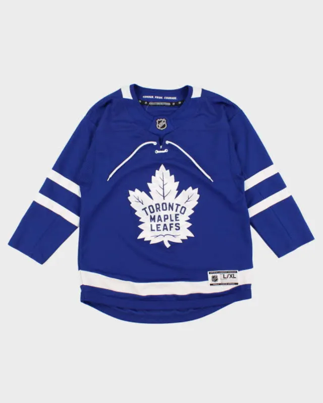 Womens Blue NHL x Toronto Maple Leafs Sports Jersey - L sold by Rokit