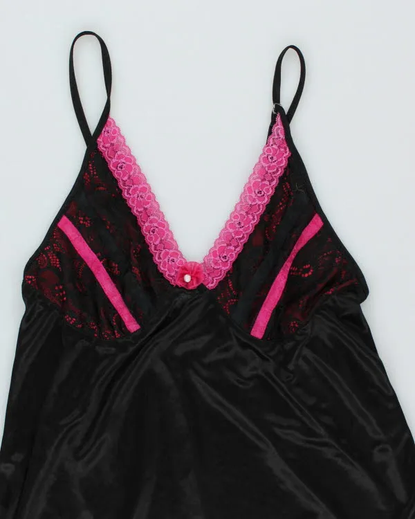 Y2k 00s Black Slip Dress - M sold by Rokit product image thumbnail 3