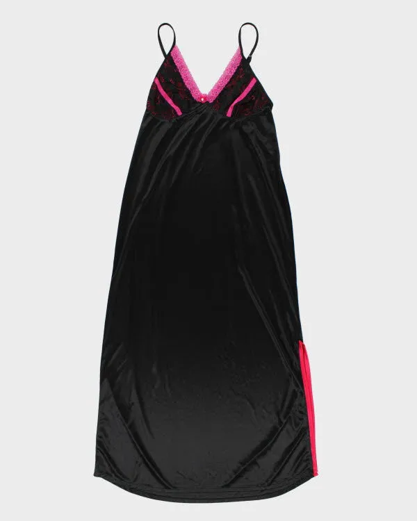 Y2k 00s Black Slip Dress - M sold by Rokit