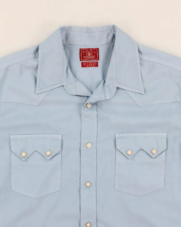 Vintage 90s Lucky Brand Blue Western Shirt - XL sold by Rokit product image thumbnail 3