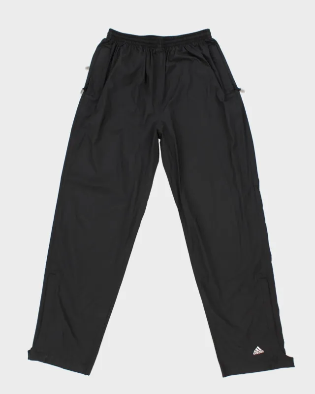 Vintage Wo's 90's Black Adidas Track Bottoms - S sold by Rokit