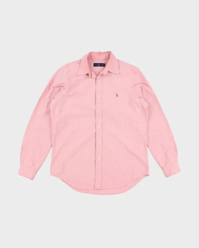 00s Ralph Lauren Pink Shirt - L sold by Rokit
