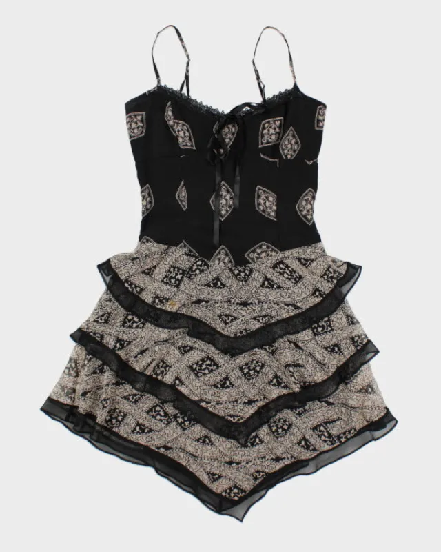 Y2k 00s Guess Ruffle Dress - S sold by Rokit