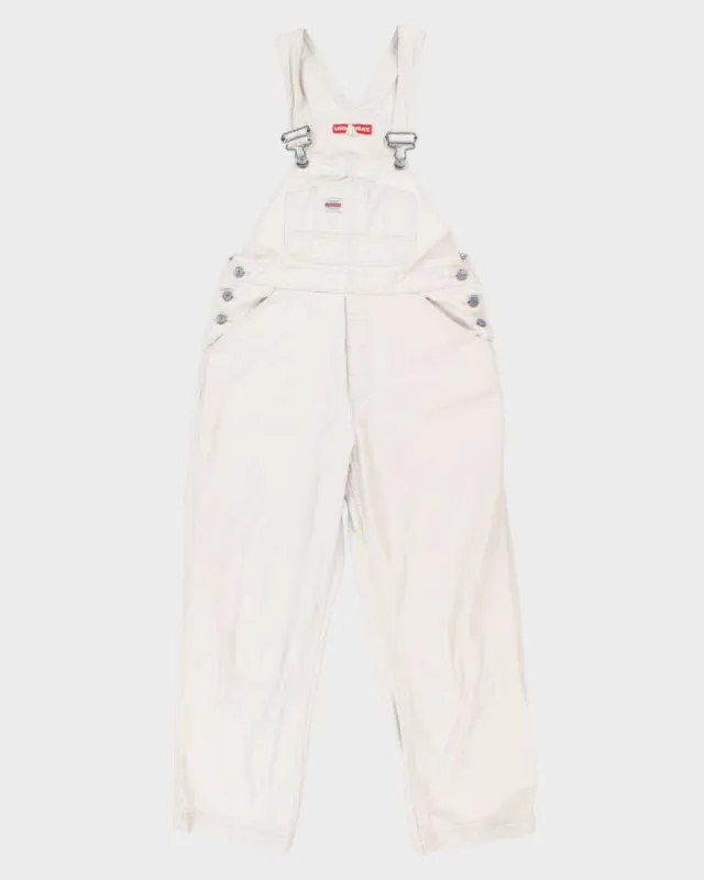 Vintage 90s Union Bay Cream Dungarees - S sold by Rokit