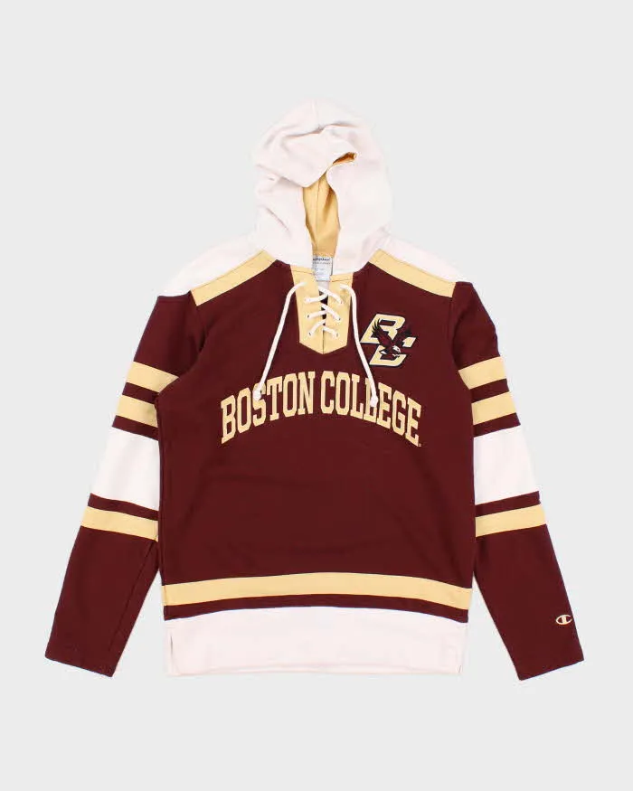 Champion Boston College Sports Style Hoodie - S sold by Rokit