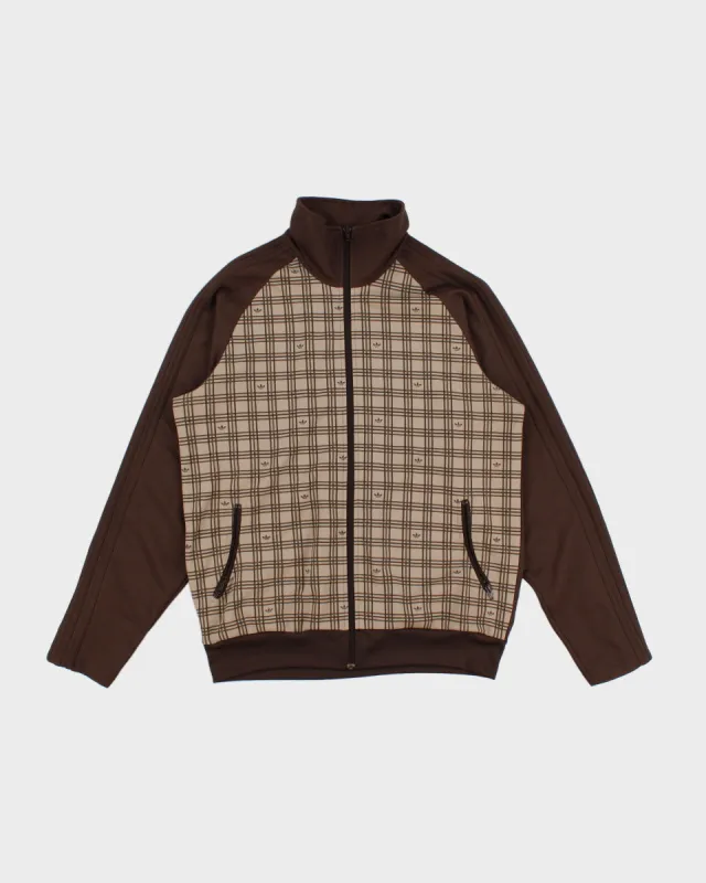 Mens Brown Adidas Zip Up Lightweight Jacket - XL sold by Rokit