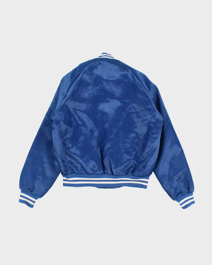 Vintage 80s Nasco Blue Sateen Bomber Jacket - M sold by Rokit product image thumbnail 2