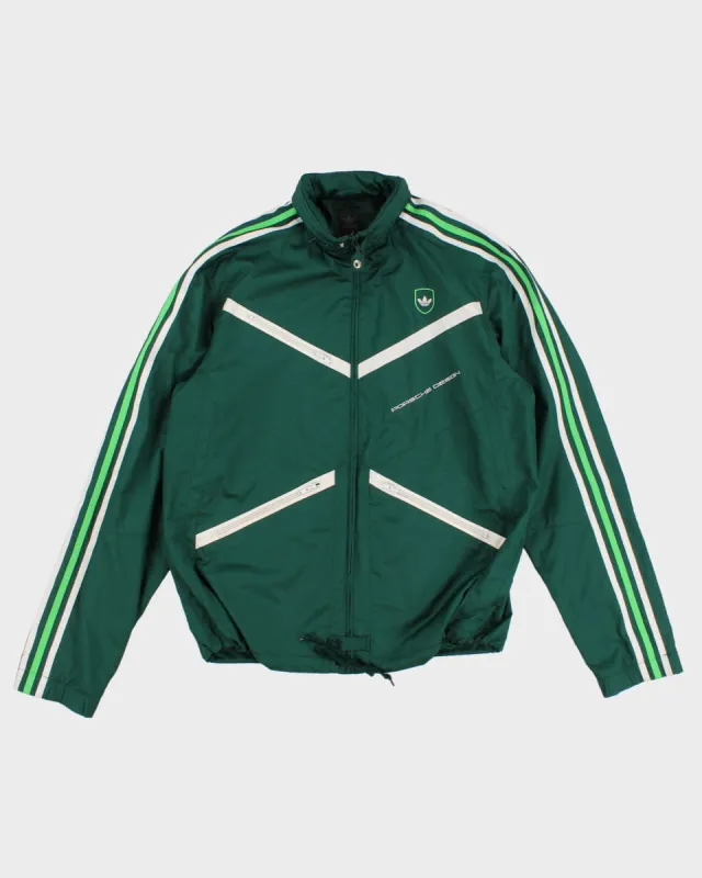 Vintage 00s Adidas x Porsche Green Track Jacket - M/L sold by Rokit