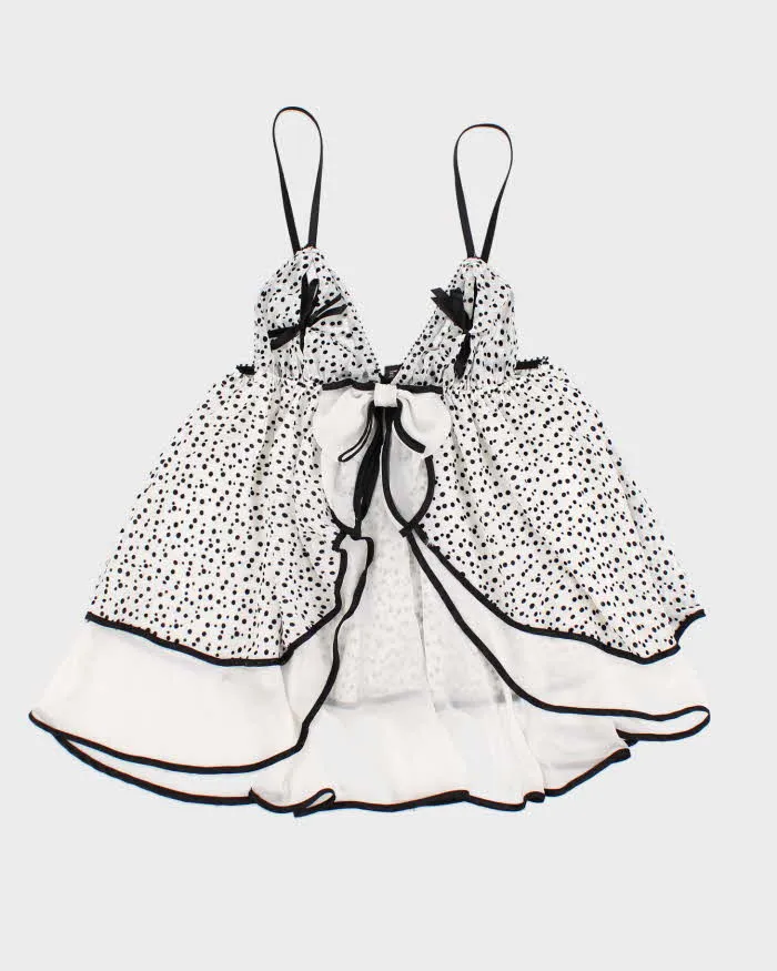 Y2k 00s Victoria's Secret Polka Dot Cami - L sold by Rokit