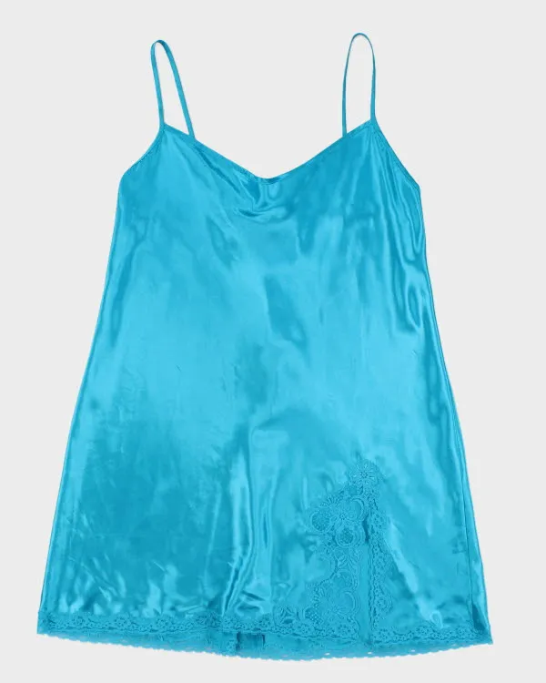Y2k 00s La Senza Blue Slip Dress - XL sold by Rokit