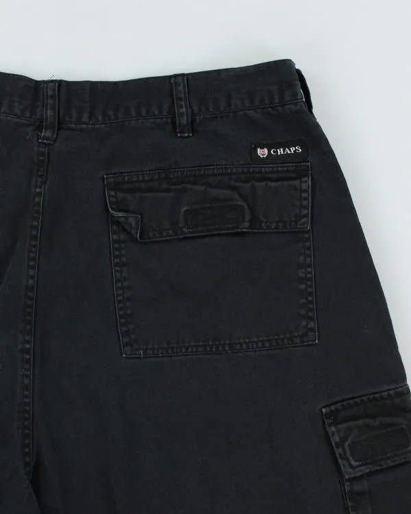 00s Chaps Black Cargo Shorts - W36 sold by Rokit product image thumbnail 4