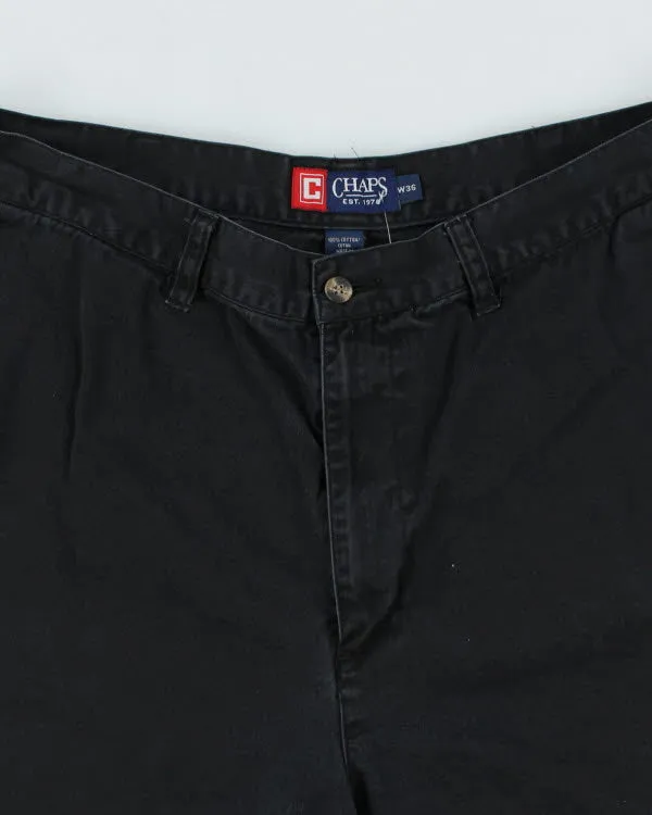 00s Chaps Black Cargo Shorts - W36 sold by Rokit product image thumbnail 3