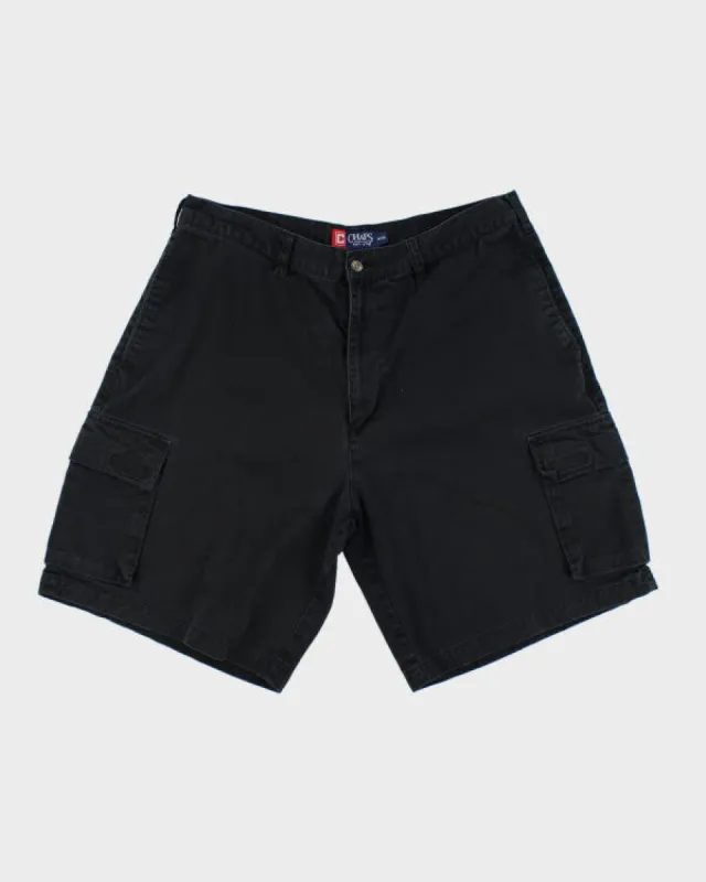 00s Chaps Black Cargo Shorts - W36 sold by Rokit