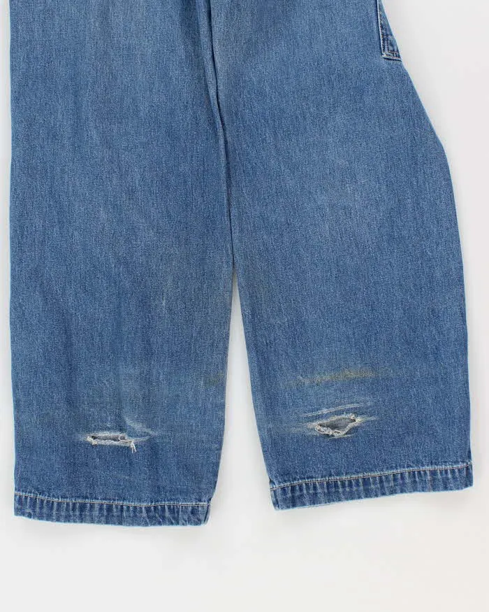 00s Calvin Klein Denim Long Dungarees - L sold by Rokit product image thumbnail 4
