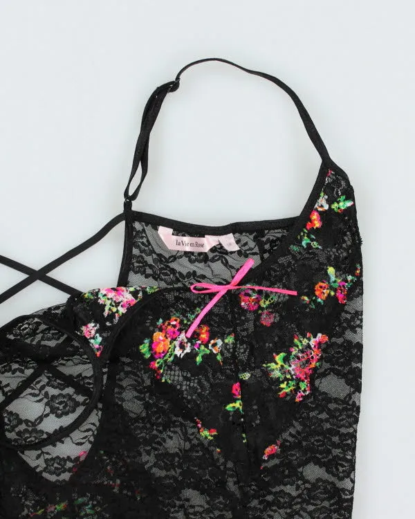 Y2k 00s La Vie En Rose Lace Cami - S sold by Rokit product image thumbnail 3