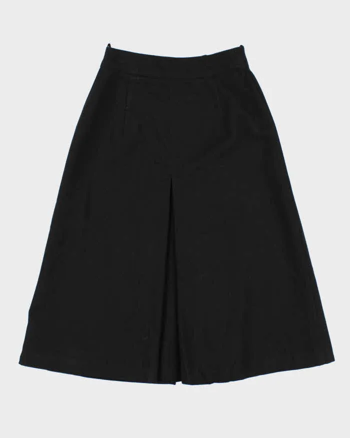 Vintage 1980s Black A-Line Skirt - S sold by Rokit product image thumbnail 2