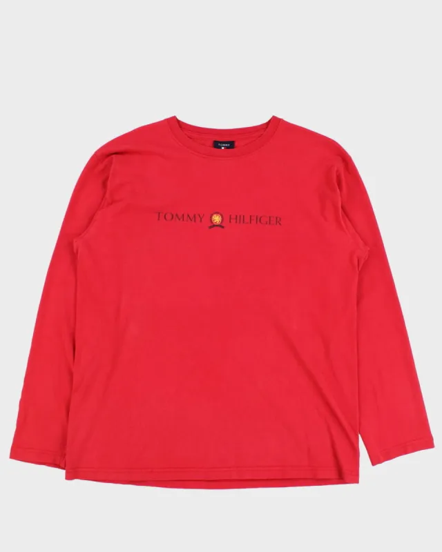 00s Tommy Hilfiger Long Sleeve T-Shirt - L sold by Rokit