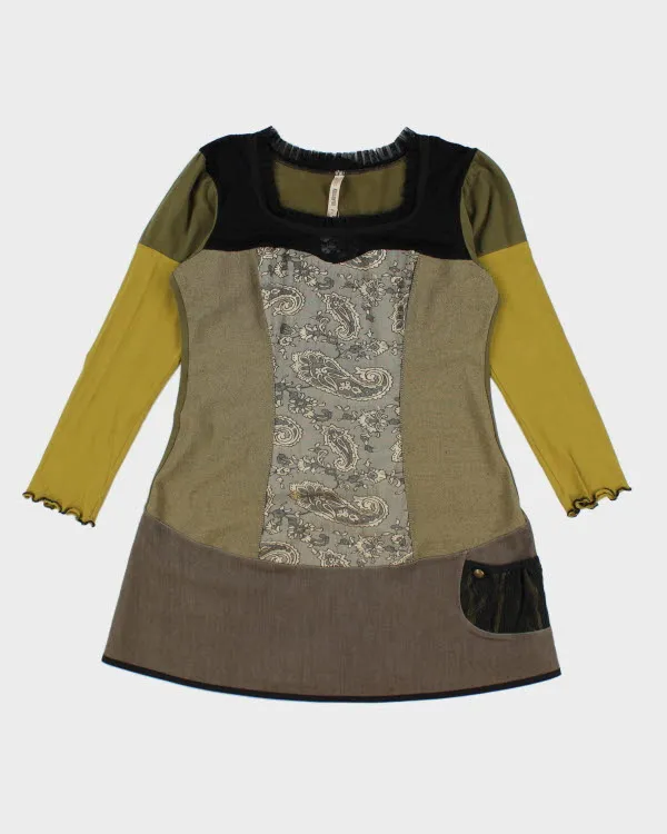 Vintage Y2k 00s Kollontai Khaki Dress - XL sold by Rokit