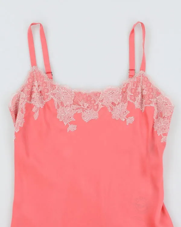 Y2k 00s Silk Pink Slip Dress - XS sold by Rokit product image thumbnail 3