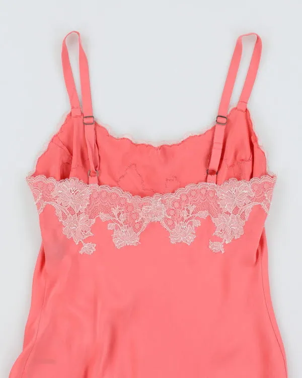 Y2k 00s Silk Pink Slip Dress - XS sold by Rokit product image thumbnail 4