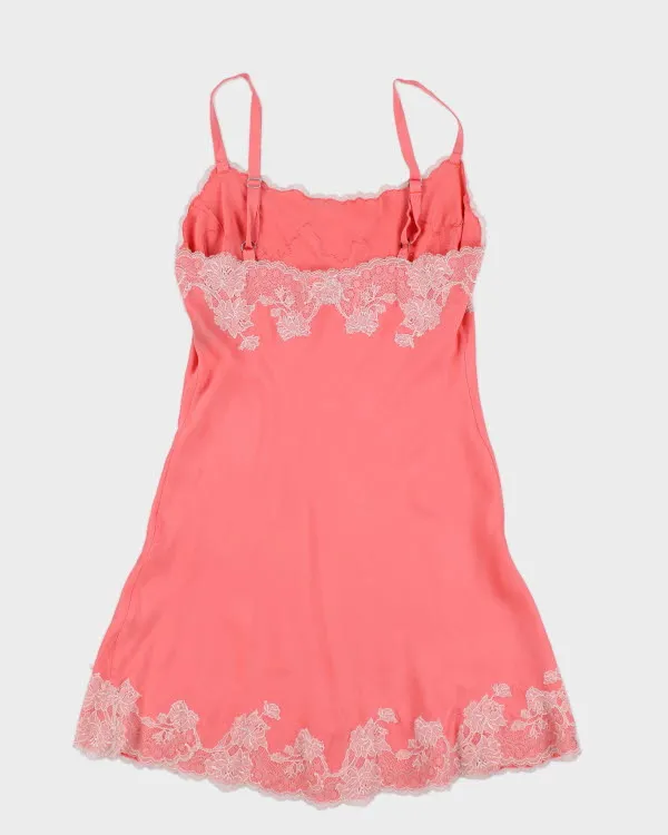 Y2k 00s Silk Pink Slip Dress - XS sold by Rokit product image thumbnail 2