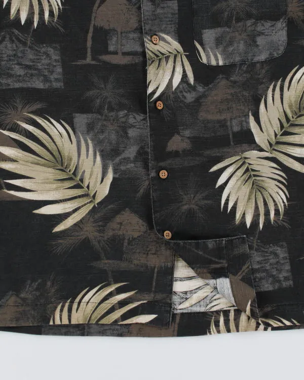 Vintage Island Retreat Printed Hawaiian Shirt - M sold by Rokit product image thumbnail 4