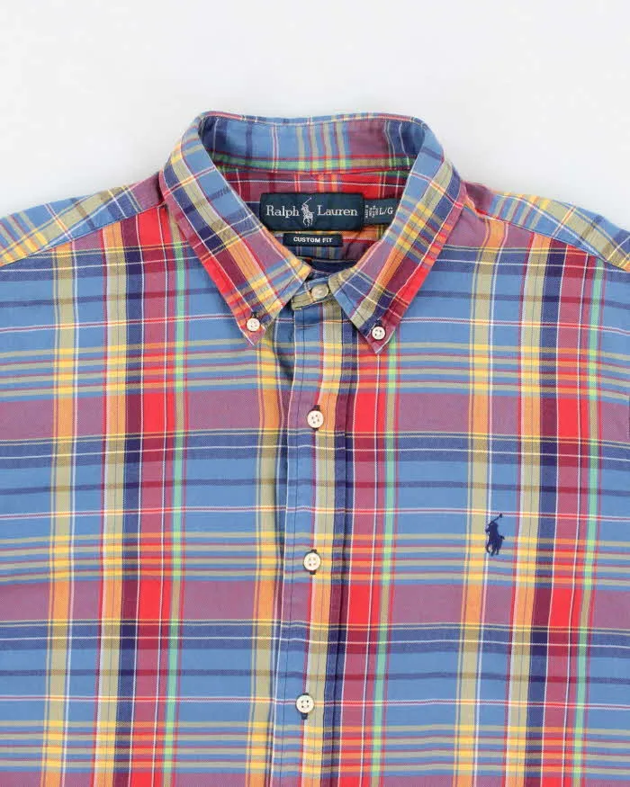Vintage 90s Ralph Lauren Multicoloured Check Shirt - L sold by Rokit product image thumbnail 3