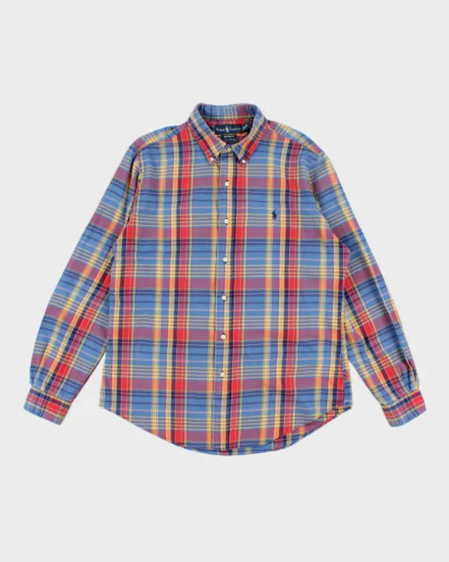 Vintage 90s Ralph Lauren Multicoloured Check Shirt - L sold by Rokit