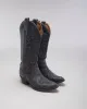 Vintage Black Cowboy Boots - UK4 sold by Rokit