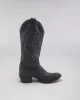 Vintage Black Cowboy Boots - UK4 sold by Rokit