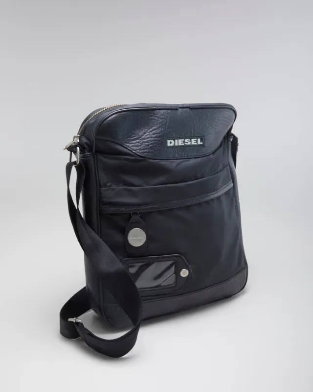 Men's Vintage Black Diesel Crossbody Bag sold by Rokit