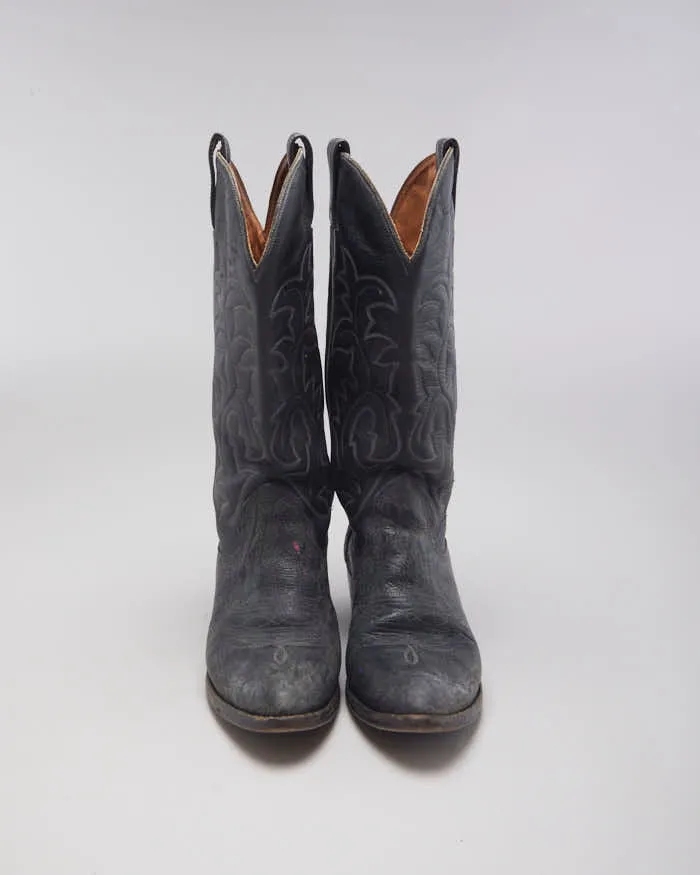 Vintage Black Cowboy Boots - UK4 sold by Rokit product image thumbnail 4