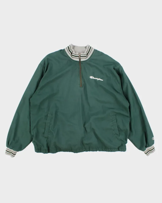 Vintage 90s Champion Quarter Zip Windbreaker - XL sold by Rokit