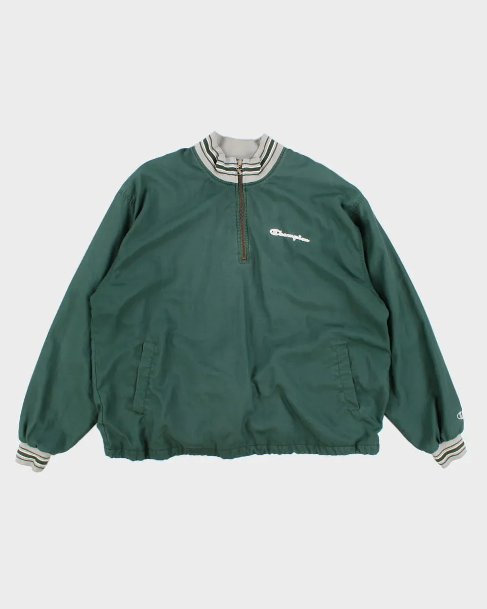 Vintage 90s Champion Quarter Zip Windbreaker - XL sold by Rokit