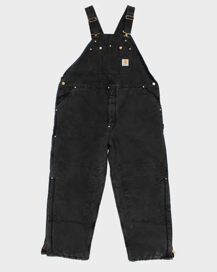 Vintage 90s Carhartt Double Knee Quilt Lined Workwear Overalls - XXL sold by Rokit