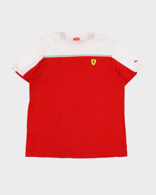 Men's Vintage 00s Puma X Ferrari T-Shirt - XL sold by Rokit