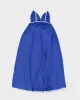 Y2k 00s Vewzeel Blue Mesh Slip Dress - M sold by Rokit