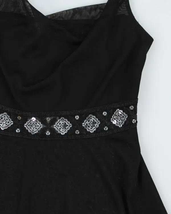 Y2k 00s M Collection Mesh Cowl Neck Sequin Cami - L sold by Rokit product image thumbnail 4