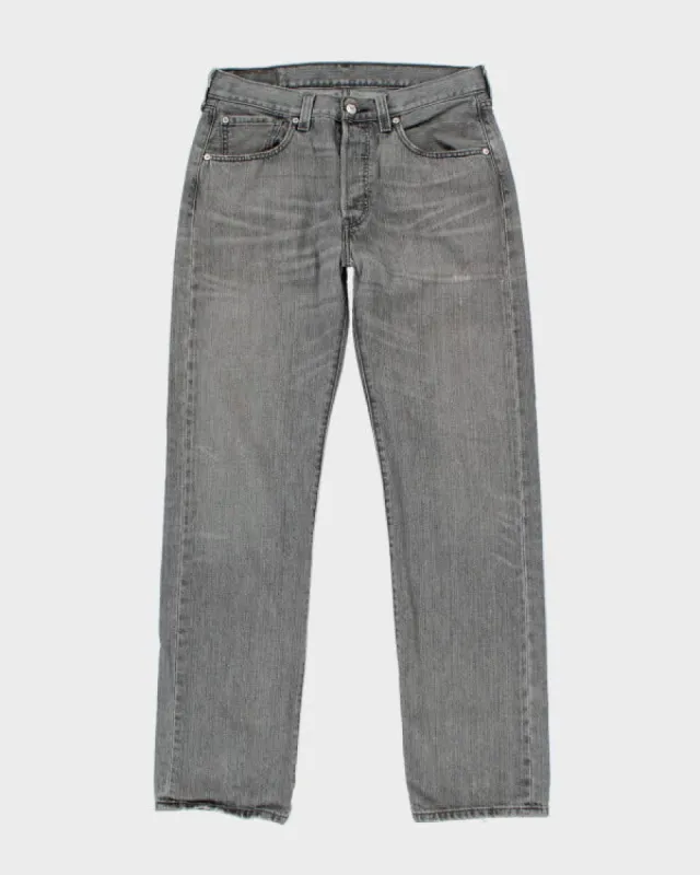 Levi's 501 Grey Jeans - W31 L32 sold by Rokit