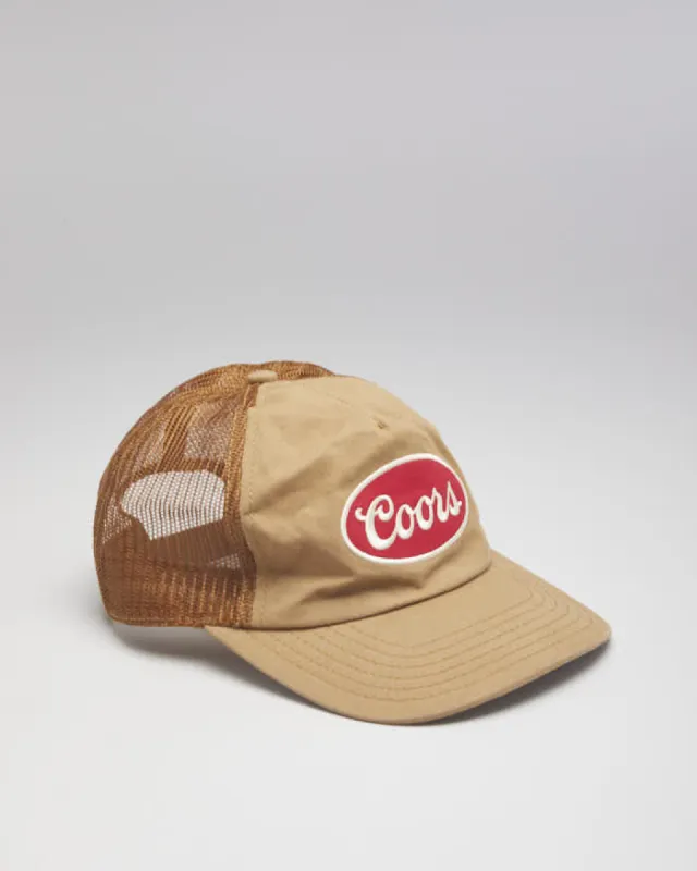 Coors Light Brown Trucker Hat sold by Rokit