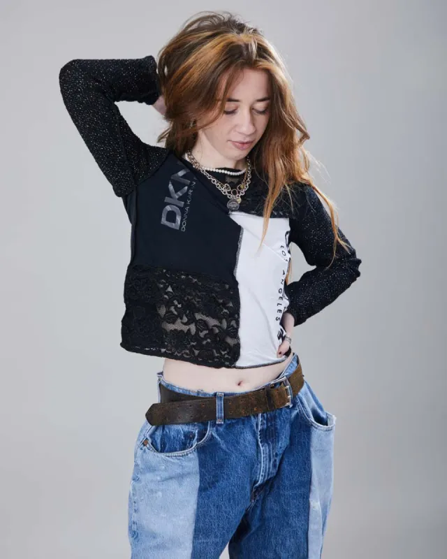 Rokit Originals Morgan Reworked L/S Tee sold by Rokit