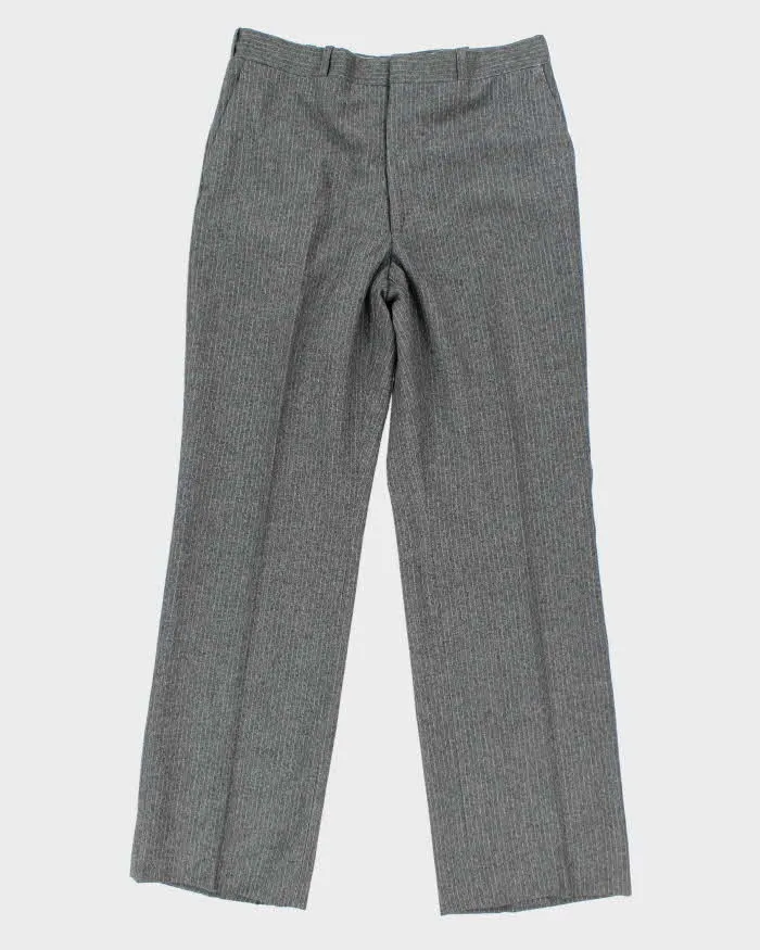 Vintage Wool Grey Pinstripe Suit - M sold by Rokit product image thumbnail 3