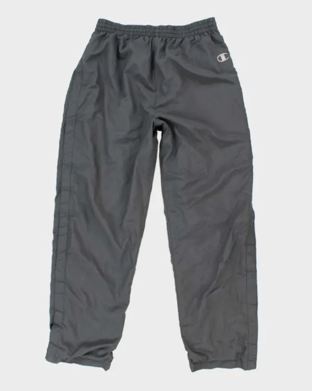 Vintage 90s Champion Grey Track Bottoms - L sold by Rokit