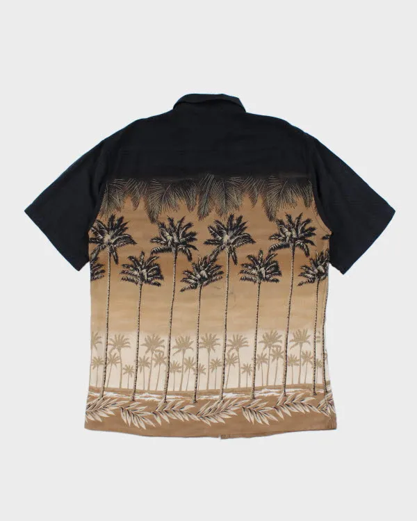 Vintage 90's Pierre Cardin Palm Tree Printed Hawaiian Shirt - L sold by Rokit product image thumbnail 2