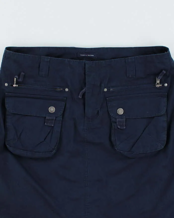 Y2k 00s Tommy Hilfiger Navy Cargo Skirt - S sold by Rokit product image thumbnail 3