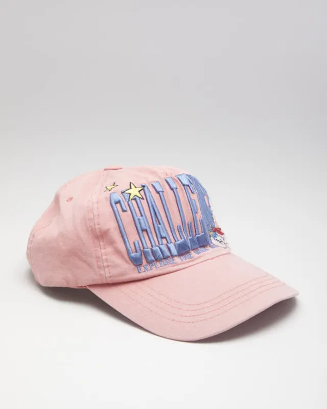Vintage Whole Hauss Pink Smurf Baseball Cap sold by Rokit