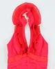 Y2k 00s Seduction Ruffle Halterneck Top - M sold by Rokit